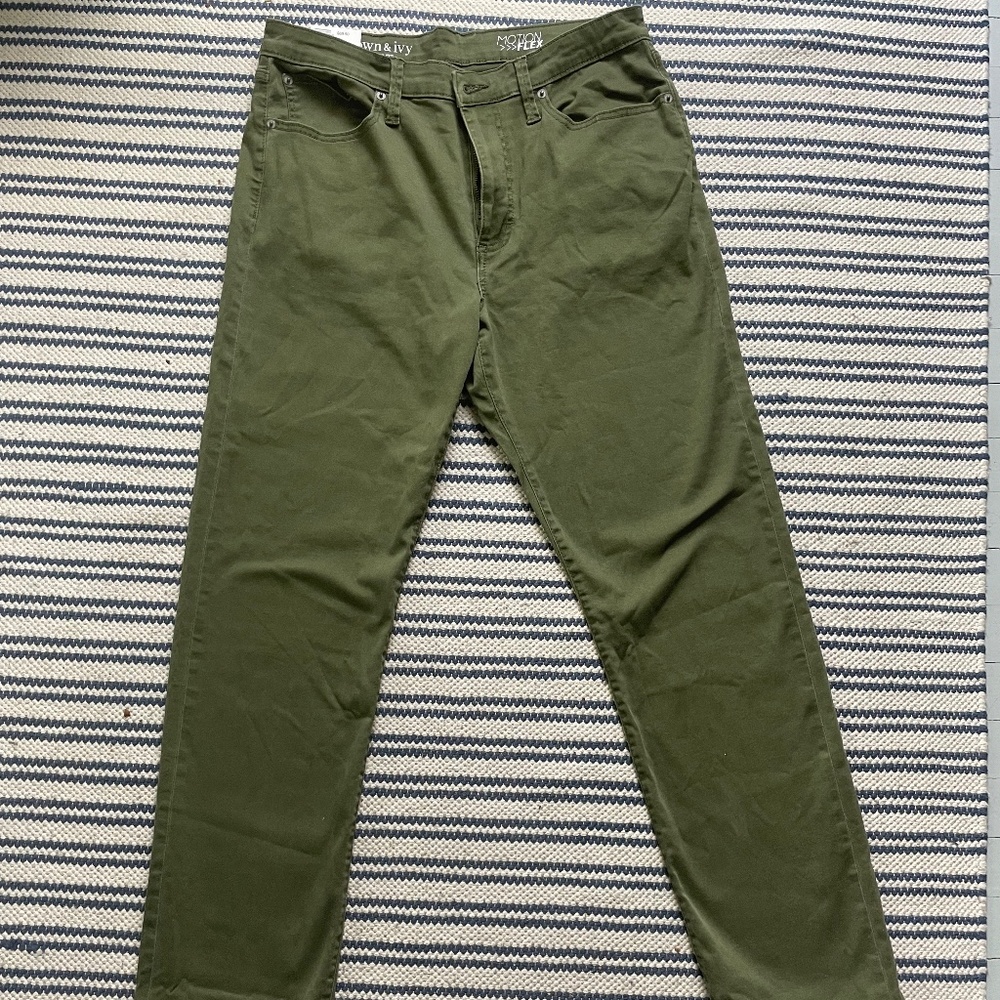 Olive green 32x32 trousers
